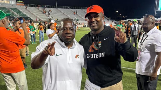 Deivn Rispress on the field at FAMU